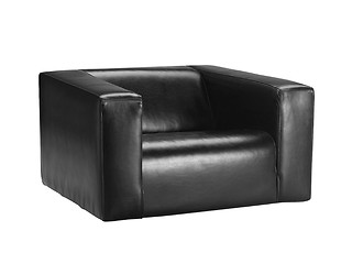 Image showing modern leather chair isolated