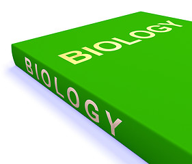 Image showing Biology Book Shows Education And Learning