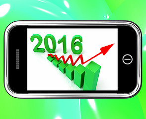 Image showing 2016 Statistics On Smartphone Showing Expected Growth