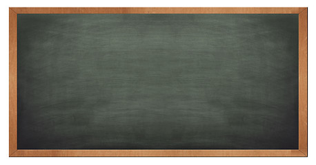 Image showing Blank old blackboard