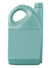 Image showing plastic jerry can isolated