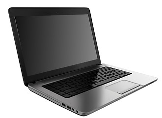 Image showing Laptop isolatd on white