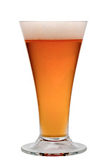 Image showing Glass of beer isolated