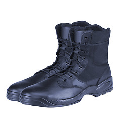 Image showing Leather Army Boots