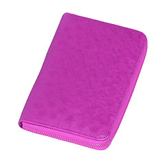 Image showing Manicure set closed purple case