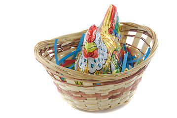 Image showing Color easter chicken