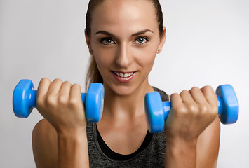 Image showing Beautiful fitness woman