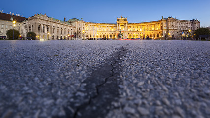 Image showing The famous National Library in Vienna Austria