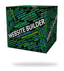 Image showing Website Builder Means Websites Construction And Constructor