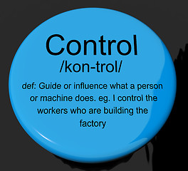 Image showing Control Definition Button Showing Remote Operation Or Controller