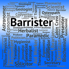 Image showing Barrister Job Shows Jobs Barristers And Occupation