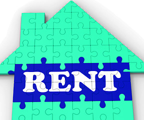 Image showing Rent House Shows Rental Property Agents