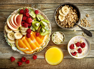 Image showing healthy breakfast ingredients