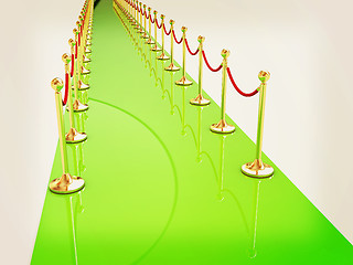 Image showing 3d illustration of path to the success. 3D illustration. Vintage