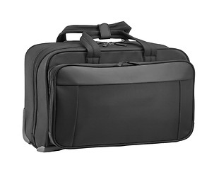 Image showing textile briefcase for laptop