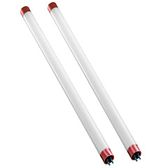 Image showing fluorescent tube compact lamps isolated 