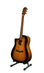 Image showing acoustic guitar stand