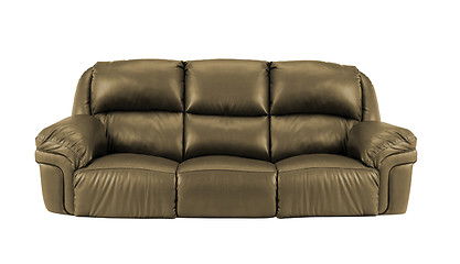 Image showing brown sofa