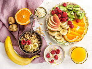 Image showing healthy breakfast ingredients