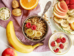 Image showing healthy breakfast products