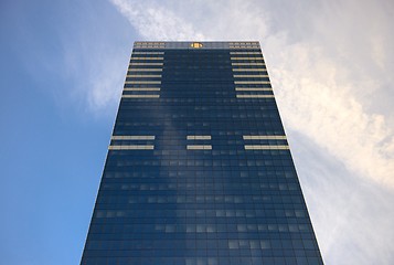 Image showing Skyscrapers against blue sky