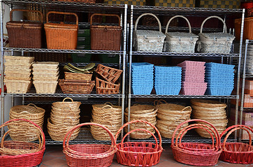 Image showing Rattan Basket Trays Shop