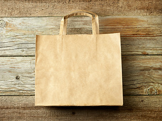 Image showing natural paper shopping bag