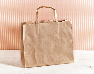 Image showing brown paper shopping bag