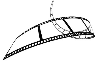 Image showing Isolated film with white background