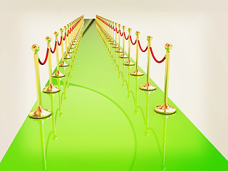 Image showing 3d illustration of path to the success. 3D illustration. Vintage