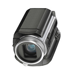 Image showing Digital video camera isolated