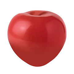 Image showing Red Apple Isolated