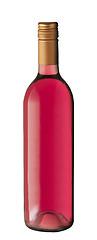 Image showing Rose wine bottle