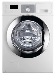 Image showing Washing machine isolated on white