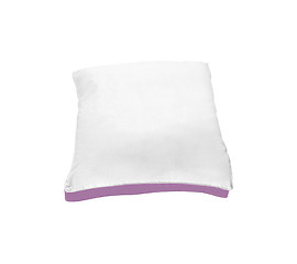 Image showing close up of a white pillow