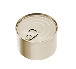 Image showing Tin can with no label