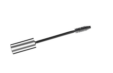 Image showing  mascara brush isolated on white