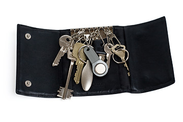 Image showing leather key holder