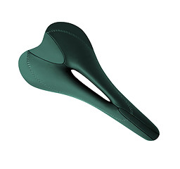 Image showing bicycle seat isolated against a white background