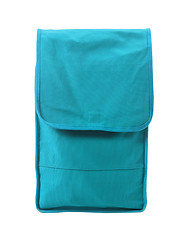 Image showing blue pocket bag