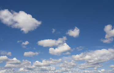 Image showing Sky with clouds