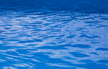 Image showing Abstract blue water sea for background