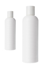 Image showing Shampoo bottles on white