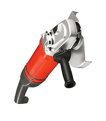 Image showing Big powerful angle grinder