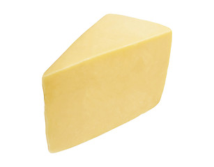 Image showing piece of cheese isolated