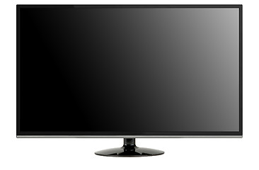 Image showing Computer monitor isolated