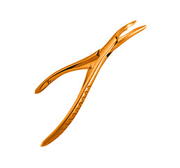 Image showing nail tongs on a white background