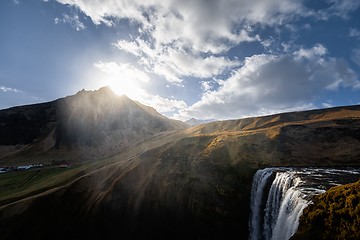 Image showing Waterfall in Iceland