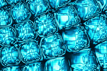 Image showing abstract blue ice texture