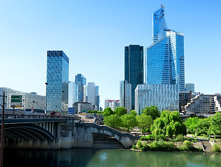 Image showing Skyscrapers in Paris